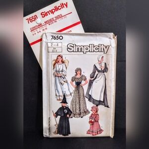 Vintage Simplicity #7650 Sewing Pattern/ Uncut/ NOS